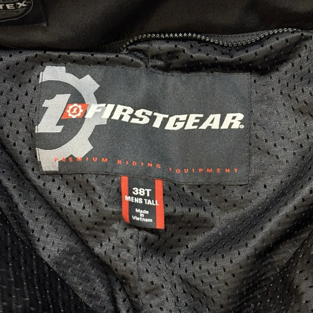 FirstGear Hypertex Black Waterproof Breathable Motorcycle Riding Pants Men's 38T